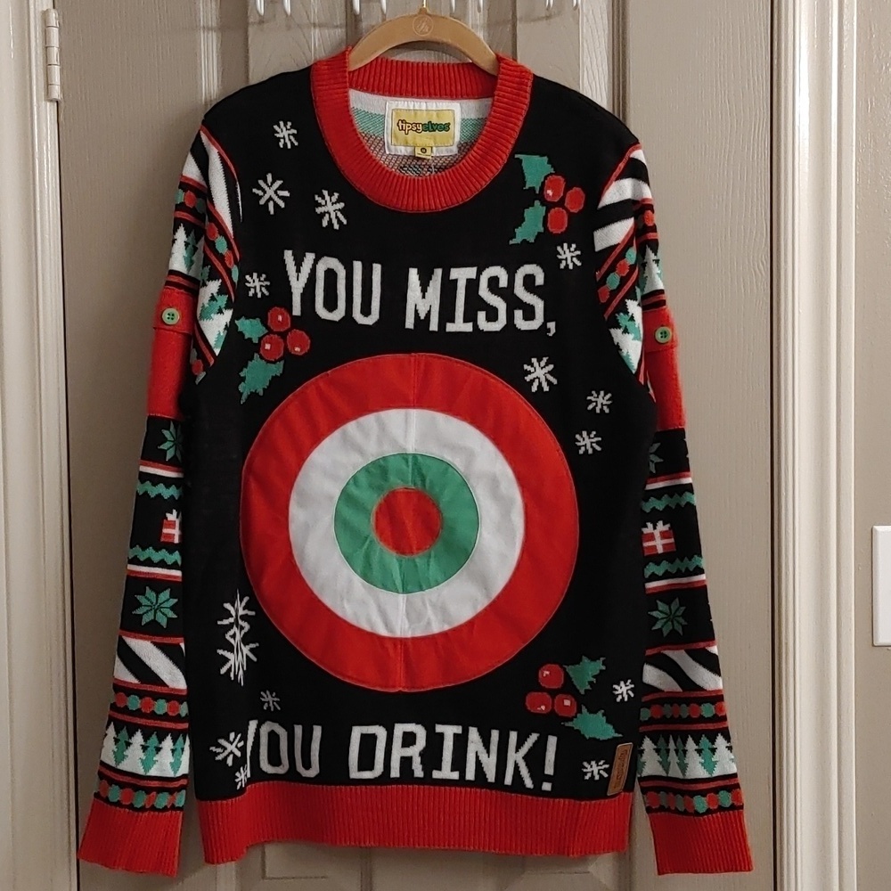 NWT Men's Tipsy Elves Holiday Sweater Medium